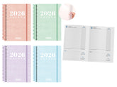 AGENDA ANUAL 2026 ROMA DIA PAGINA 15X21 PASTEL SURTIDAS | INGRAF AGENDAS